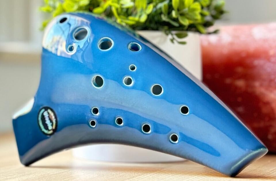 Amazon.com: Professional Double Chamber Alto C Ceramic Ocarina